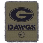 Northwest The Company Ncaa Georgia Bulldogs Woven Jacquard Throw Blanket, 46