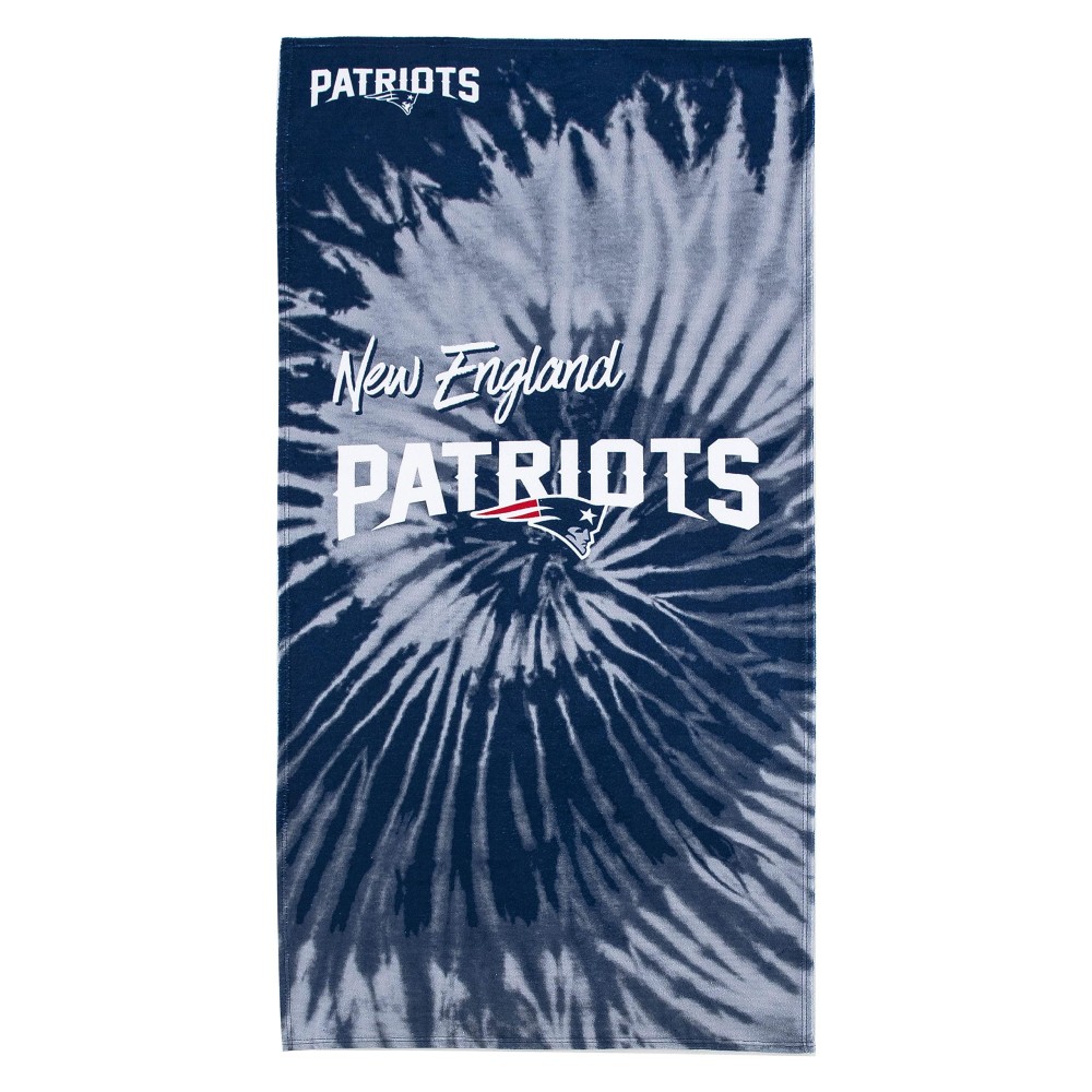 Northwest Nfl New England Patriots Unisex-Adult Beach Towel, 30 X 60, Psychedelic