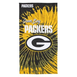 Northwest Nfl Green Bay Packers Unisex-Adult Beach Towel, 30 X 60, Psychedelic