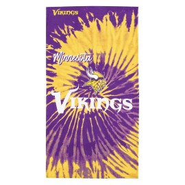 Northwest Nfl Minnesota Vikings Unisex-Adult Beach Towel, 30 X 60, Psychedelic