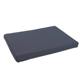 Pilates Head Cushion - 1 Foam Head Block Yoga Pillow - 25Cm Thin Pillow Great For Balance Pad And Yoga Knee Pads - Pilates Block Or Yoga Cushion - Black Easy Clean Machine Washable Cover (Grey)