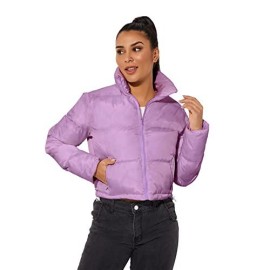 Xxs Jacket For Women Womens Crop Short Cropped Puffer Fashion Warm Winter Lightweight Comfortable Pocket Xxs