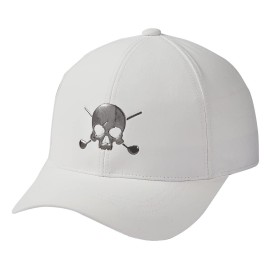 Volvik Standard Skull Golf Hat White One_Size