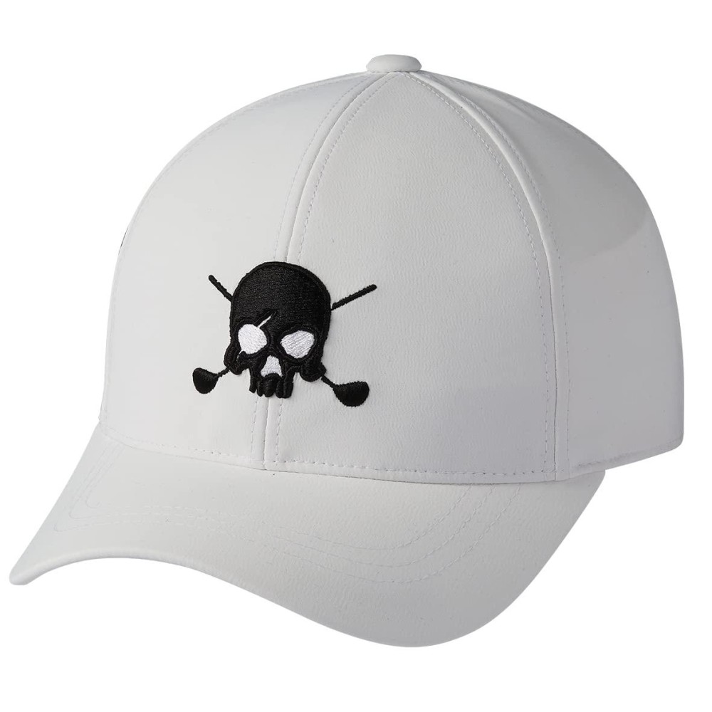 Volvik Standard Skull Golf Hat White One_Size