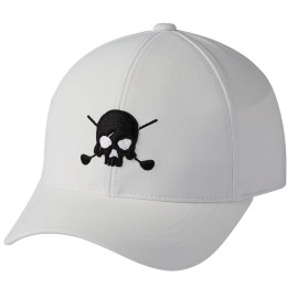 Volvik Standard Skull Golf Hat White One_Size