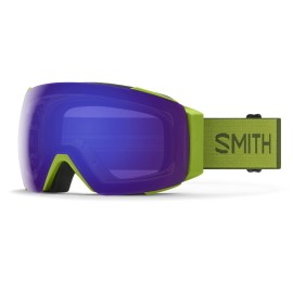 Smith Optics Io Mag Unisex Snow Winter Goggle - Algae Olive, Chromapop Everyday Violet Mirror