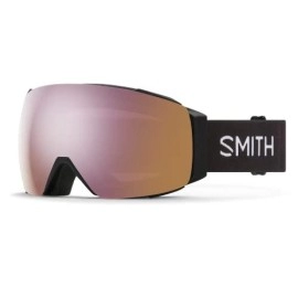 Smith Optics Io Mag Unisex Snow Winter Goggle - Black, Chromapop Everyday Rose Gold Mirror