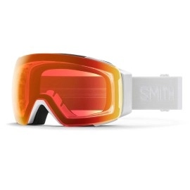 Smith Optics Io Mag Unisex Snow Winter Goggle - White Vapor, Chromapop Everyday Red Mirror