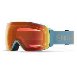 Smith Optics Io Mag Unisex Snow Winter Goggle - Storm Colorblock, Chromapop Everyday Red Mirror