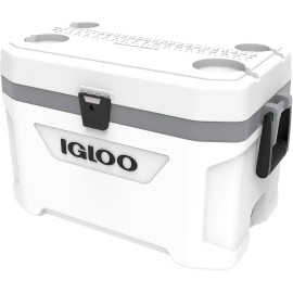 Igloo Marine Ultra Cool Box, Whitegrey, 51 Liter, 49350