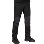 Free Soldier Mens Outdoor Cargo Hiking Pants Water Repellent Softshell Fleece Lined Snow Ski Pants (Black 36W X 30L)