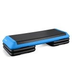 Tone Fitness Adjustable Aerobic Step Platform Exercise Step, Blue
