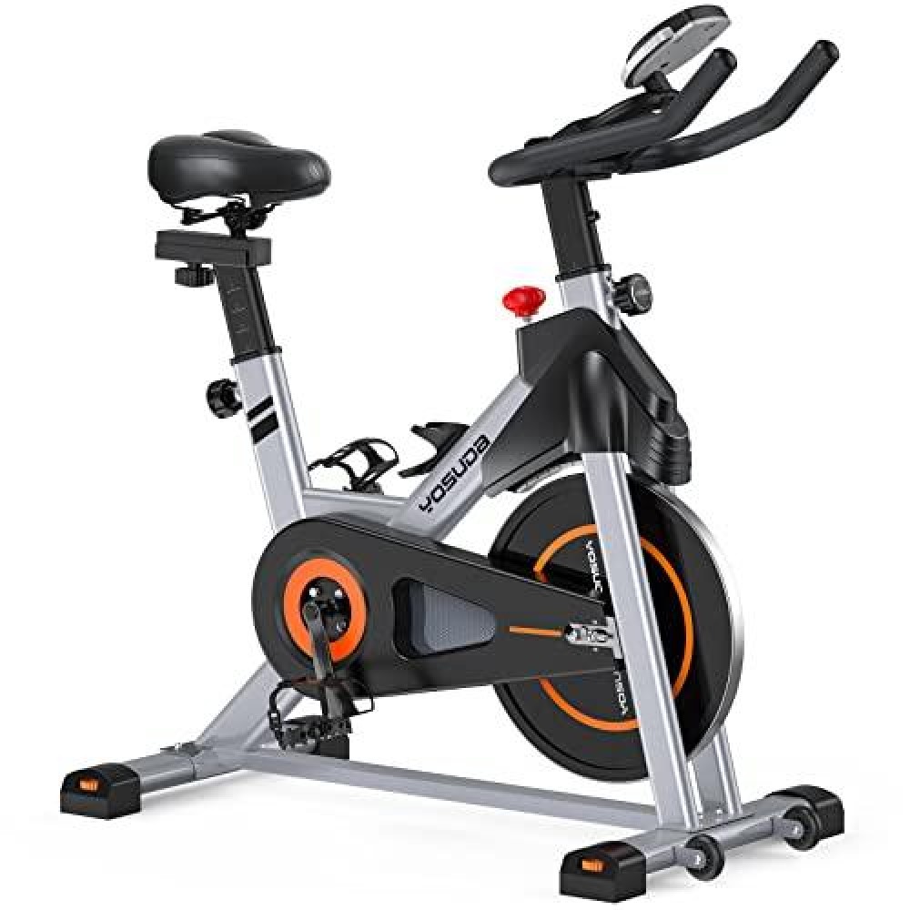 Yosuda Indoor Cycling Bike Stationary Bike - Magnetic Resistance, Cycle Bike With Ipad Mount & Comfortable Seat Cushion, Magnetic Resistance