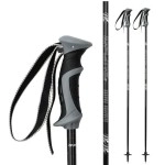 Ski Poles Graphite Carbon Composite - Zipline Lollipop U.S. Ski Team Official Supplier (Black Carbon Weave, 40