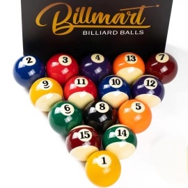 Billmart Billiard Balls Set 16 Pool Table Balls