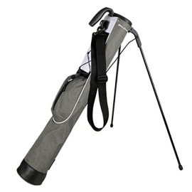 Orlimar Pitch 'N Putt Golf Lightweight Stand Carry Golf Club Bag For Men And Women, Plaid Poly Smoke Gray