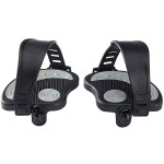 Exercise Bike Pedals with Straps for Peloton Bike, Spin Cycling Bike, Indoor Exercycle Bike, Stationary Recumbent Bicycle Replacement Parts