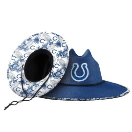 Foco Indianapolis Colts Nfl Team Color Straw Hat