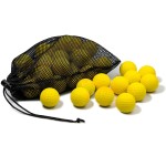 Jaya 12 Pack Foam Golf Practice Balls, Realistic Feel And Limited Flight, Soft For Indoor Or Outdoor Training