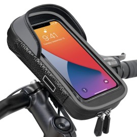 Vitalismo Bike Bag Bike Phone Holder, Waterproof Bike Frame Bag, Bike Accessories For Adults, Bike Phone Mount Handlebar Bag For Mountain Road Bike