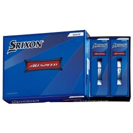 Dunlop Golf Balls Srixon Ad Speed 2022 Model, 1 Dozen (12 Pack) White