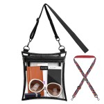 Duort Clear Bag Stadium Approved, Tpu Clear Purses Inside Pocket,Crossbody Bag Adjustable Strap For Concert,Sporting Events