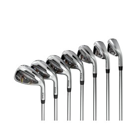 Cobra Golf 2022 Ltdx Iron Set Satin Chrome-Gold Fusion (Mens, Left Hand, Kbs Tour 90, Stiff Flex, 5-Gw)