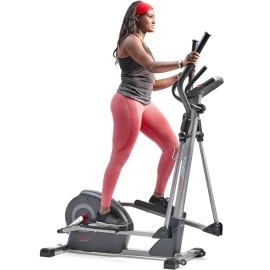Sunny Health & Fitness Elite Interactive Series Exercise Elliptical with Exclusive SunnyFit