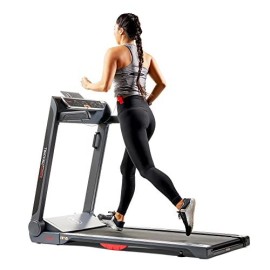 Sunny Health Fitness Strider Foldable Treadmill, 20-Inch Wide Running Belt With Optional Exclusive Sunnyfita App And Enhanced Bluetooth Connectivity - Sf-T7718Smart