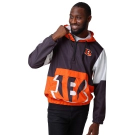 Foco Cincinnati Bengals Nfl Mens Warm-Up Windbreaker - L