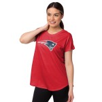 New England Patriots Nfl Womens Big Logo Tunic Top - Xxl