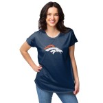 Foco Womens Nfl Team Logo Ladies Fashion Tunic Top Shirt, Big Logo, Medium Us