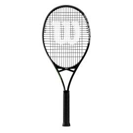 Wilson Wr087510U2 Tennis Racquet, Pre-Strung, Aggressor 112 (Agressor) Grip Size 2, Black