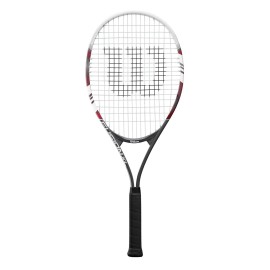Wilson Fusion Xl Tennis Racket, Aluminium, Head-Light (Grip-Heavy) Balance, 291 G, 699 Cm Length