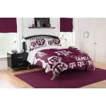 Northwest The Company Ncaa Texas A&M Aggies Comforter And Sham Set, Full/Queen, Hexagon