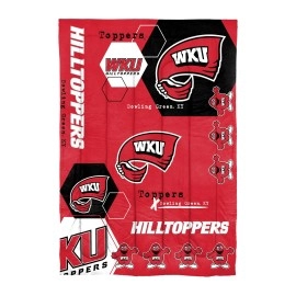 Northwest The Company Ncaa Western Kentucky Hilltoppers Comforter And Sham Set, Twin, Hexagon