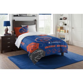 Northwest The Company Ncaa Boise State Broncos Comforter And Sham Set, Twin, Hexagon