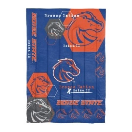 Northwest The Company Ncaa Boise State Broncos Comforter And Sham Set, Twin, Hexagon