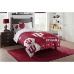 Northwest The Company Ncaa Indiana Hoosiers Comforter And Sham Set, Twin, Hexagon