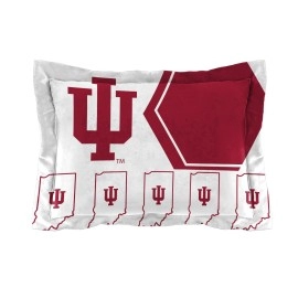 Northwest The Company Ncaa Indiana Hoosiers Comforter And Sham Set, Twin, Hexagon