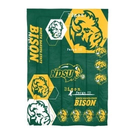 Northwest The Company Ncaa North Dakota State Bison Comforter And Sham Set, Twin, Hexagon