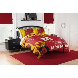 Northwest The Company Ncaa Maryland Terrapins Comforter And Sham Set, Full/Queen, Hexagon