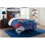 Northwest The Company Ncaa Kansas Jayhawks Comforter And Sham Set, Twin, Hexagon