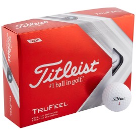 Titleist T6035S-J 2022 Trufeel Golf Balls, Unisex, White