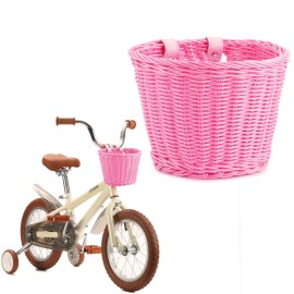 Kids Bike Basket For Boys Girls, Front Toddler Tiny Tricycle Baskets Walker Bike Accessories Small Scooter Arts And Crafts Bike Decoration Accessorieskit For Girls