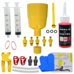 Cycobyco Bleed Kit For Tektro-Trp Hydraulic Disc Brakes I Bicycle Brakes Service Kit I Bleed Set With Hydraulic Mineral Oil For Disc Brake Perfect Bleeding Of The Bicycle Brake