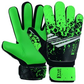 Efah Sports Soccer Goalkeeper Gloves For Kids Boys Children Youth Football Goalie Gloves With Super Grip Protection Palms (Size 8 Suitable For Size M-L Adult, Green)