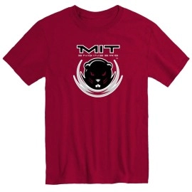 Barnesmith Massachusetts Institute Of Technology Mit Engineers Short-Sleeve T-Shirt, Spirit, Maroon, Medium