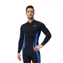 Seaskin Wetsuit Tops 3Mm For Mens (X-Large, Mens Tops)