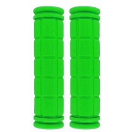 Beakuoo Bike Handlebar Grips For Kids Girls Boys, Non-Slip Rubber Mushroom Bicycle Grips For Scooter Cruiser Seadoo Tricycle Wheel Chair Mountain Road Urban Foldable Bike Mtb Bmx (Green, 2 Pair)